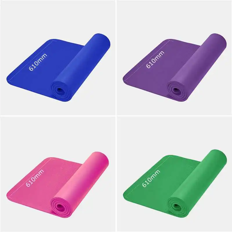 

Нескользящие коврики для йоги большого размера 8 мм для фитнеса, коврик для пилатеса без вкуса NBR, спортивные коврики для физических упражне...