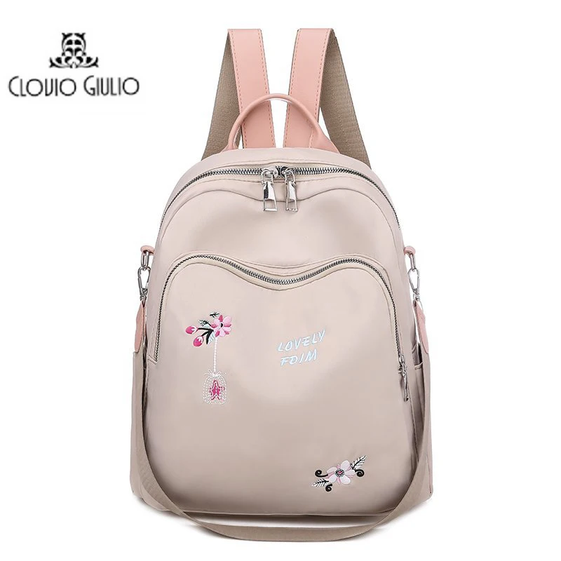 

Женский брендовый дизайнерский рюкзак из ткани Оксфорд, однотонная женская сумка на плечо, простая роскошная женская сумка