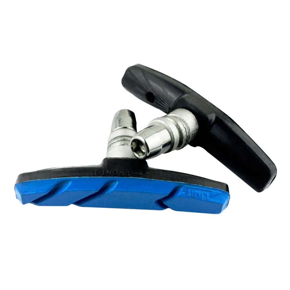2Pcs 2 шт Горная дорога велосипед тормозные колодки MTB тормоза велосипедные v-тормоза держатель обуви резиновые блоки прочные велосипедные аксессуары# D9 - Цвет: 2Pcs