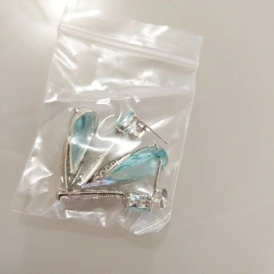 1pair Fine Jewelry Gifts Meteorite Stud Earrings Bride Wedding Engagement Dazzling Natural copper | Украшения и аксессуары