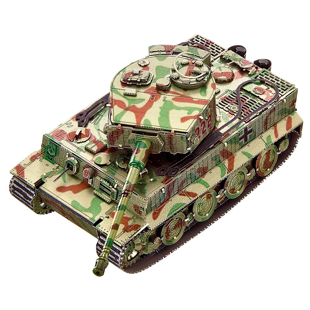 

2021 Piececool Tank MODEL 3D Metal puzzle Collection Puzzle DIY 3D Laser Cut Model Puzzle Toys for Adult Desktop Decoration