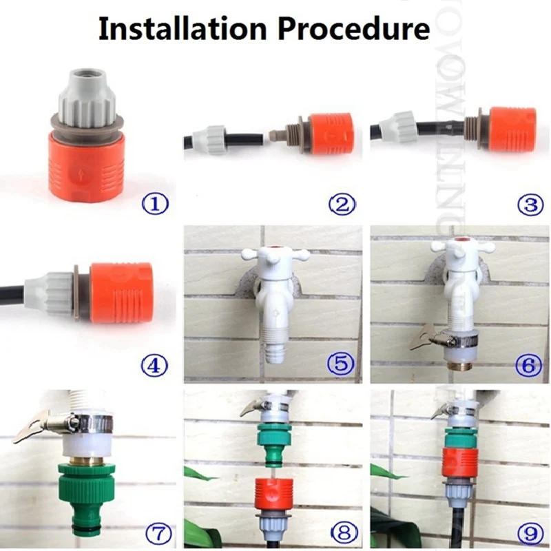 Комплект водяных пистолетов высокого давления система орошения сада комплект