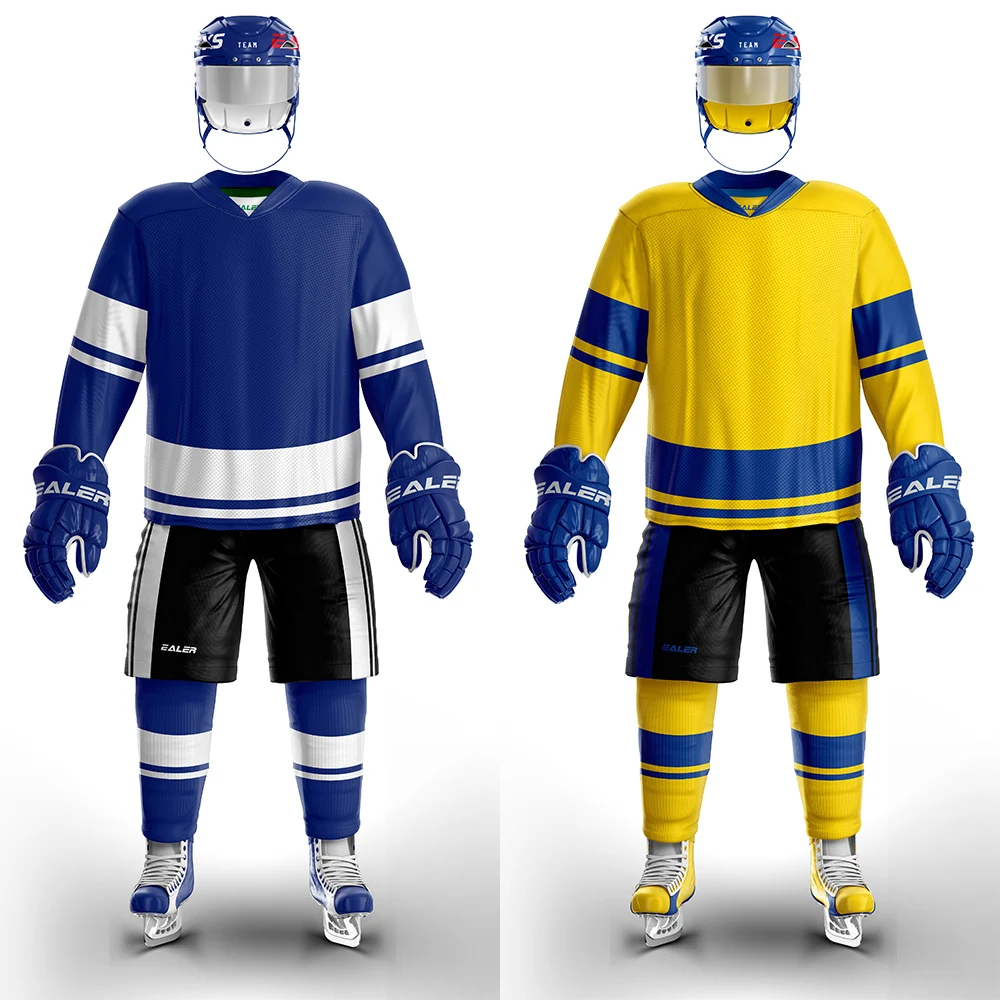 EALER 2 шт. высокое качество дешевые хоккейные Джерси для тренировок и соревнований