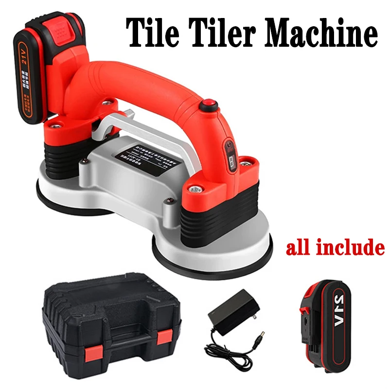 21V Tile Tiler Third Gear Power Fast Charging Strong Absorption Floor Tile Vibration Flatten Tile Bricks Wall Tile Vibrator