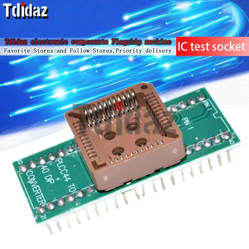 

Универсальный USB-программатор PLCC44 К DIP40, внешний адаптер для TL866CS TL866A EZP2010 G540 SP300