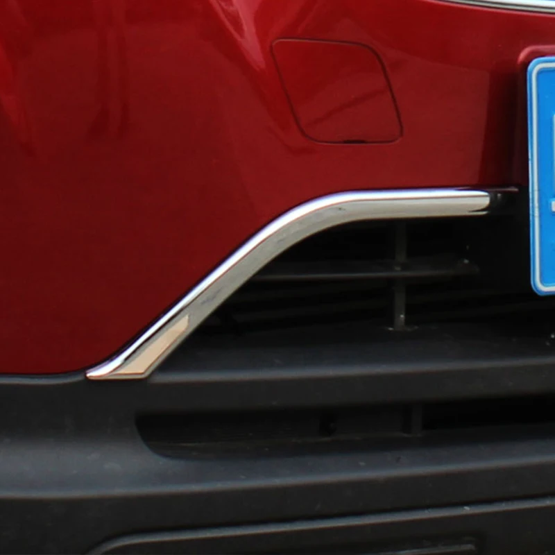 2 шт. хромированные накладки на передний бампер для Chevrolet TRAX 2014 2016|Хромирование| |