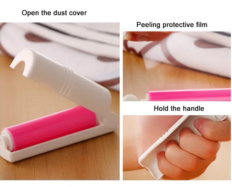 Portable Pet Roller Dog Cat Brush Sofa Bed Clothing Hair Dust Cleaning Washable Reusable Hair Removal Combs For Cats Dogs