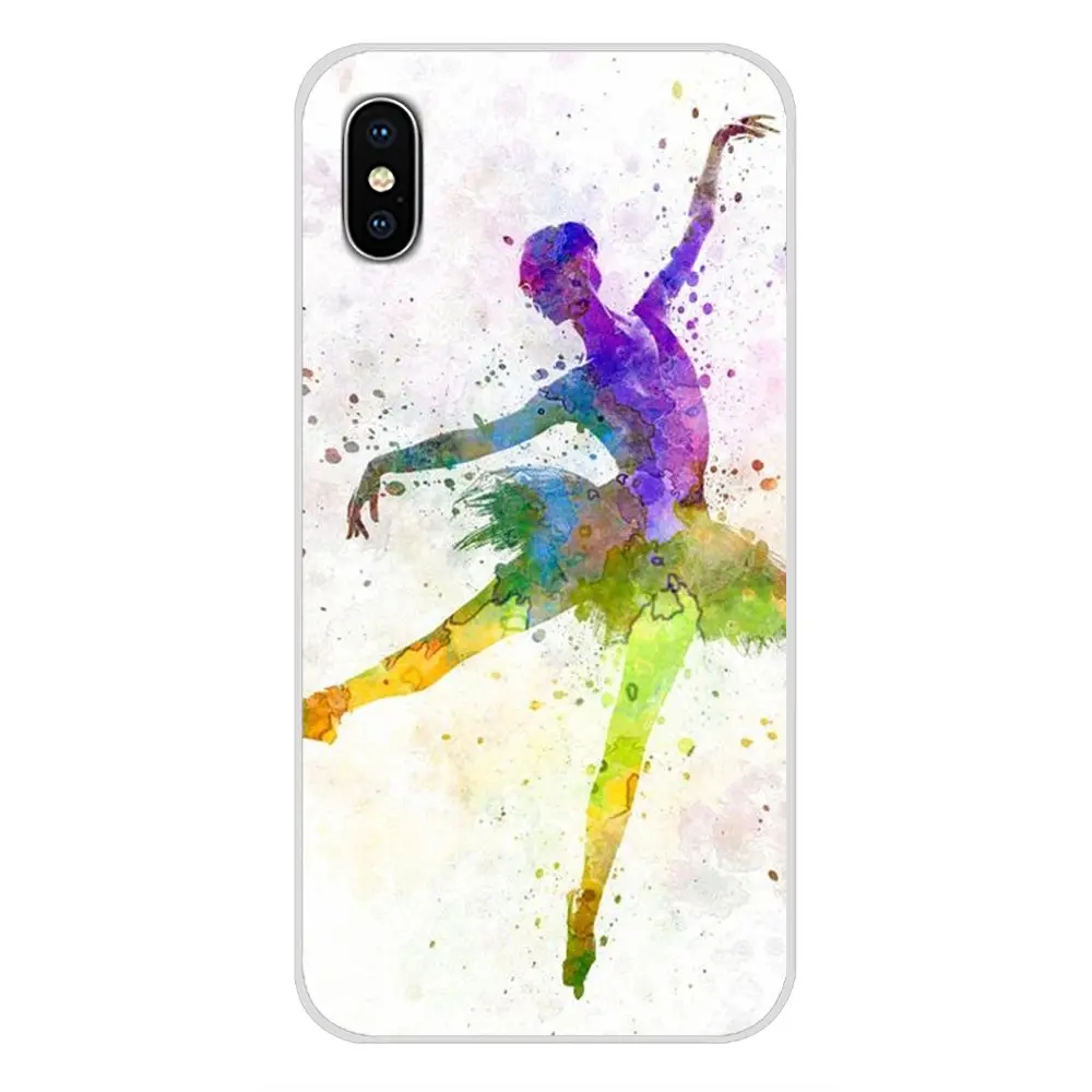 Балетные костюмы для танцев акварель задняя крышка из термопластичного