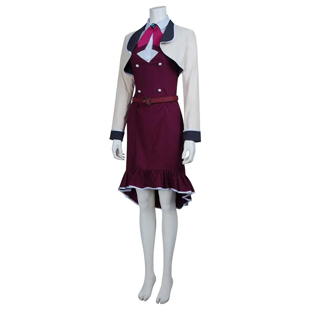

Game Princess cos Project Erika Ikusa Cosplay Costume Women Dress Outfit Halloween Carnival Uniform Suit