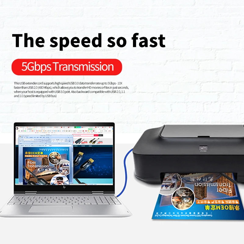 Кабель для принтера USB 3 0 кабель печати Папа папа сканера факсимильного аппарата