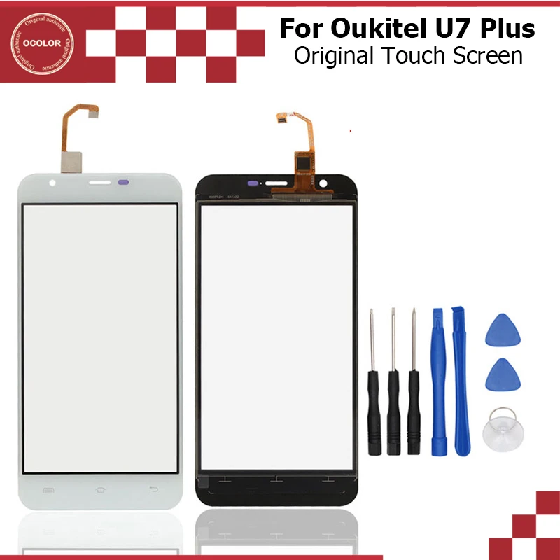 Ocolor для Oukitel U7 plus Сенсорная панель Сенсорный экран дигитайзер сенсор Замена TP + 3M