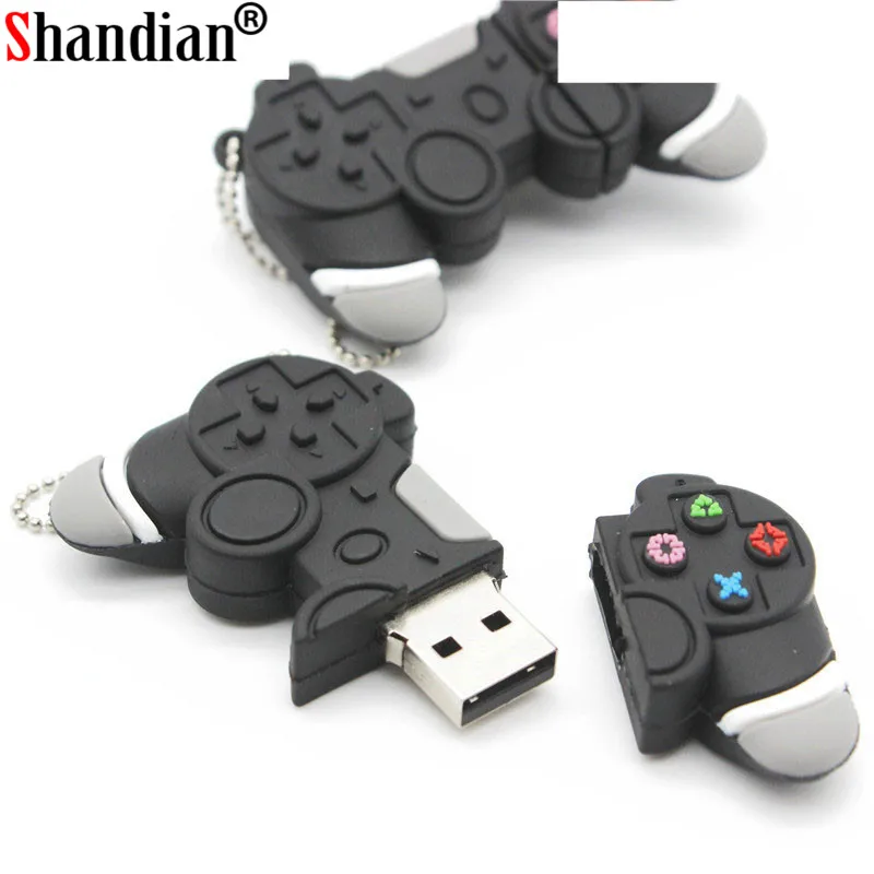 Мультяшный геймпад SHANDIAN флеш-диск USB 2 0 дюйма 4G 8 ГБ 16 32 64 128 ручка для творчества