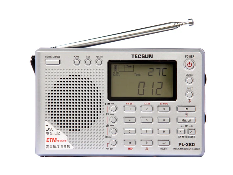 Стереосистема TECSUN DSP FM стереозвук с функцией радио на платформе в режиме