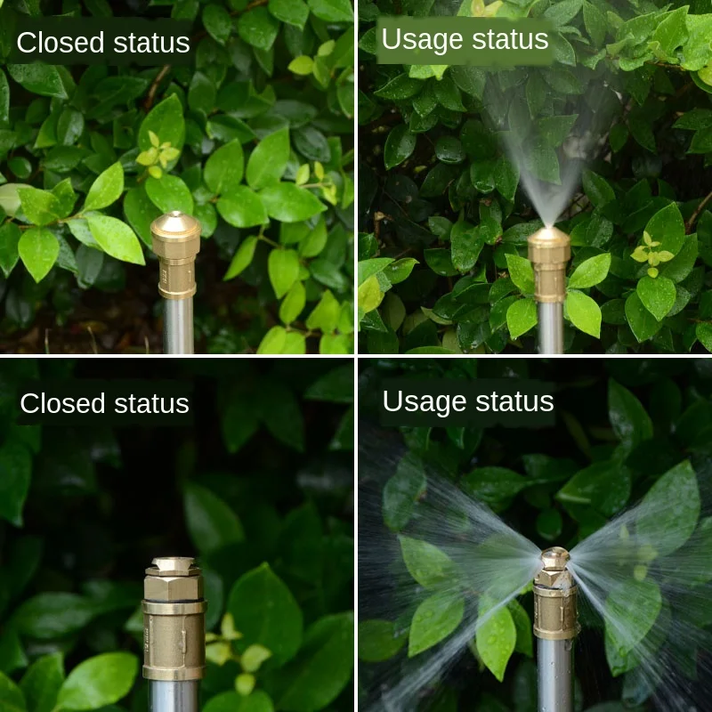 Разбрызгивающая головка для удаления пыли вращающаяся полива овощей садовых