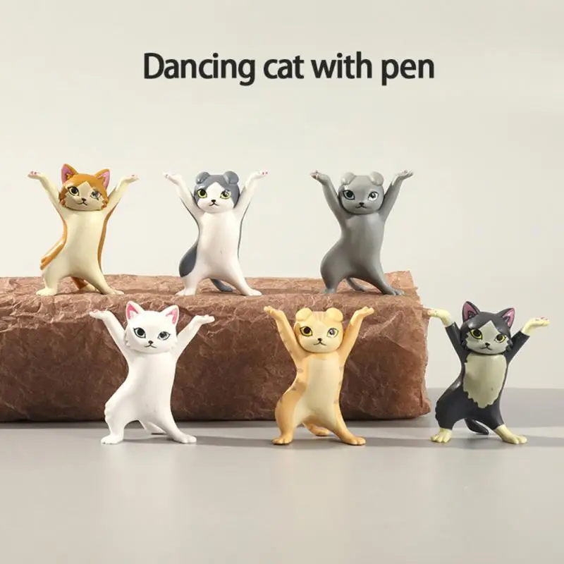 

Enchanting Cat Pen Holder Black Cat Carrying Coffin Bracket Cute Decoration Hand-made Home Decoration Kids Adult birthday gift