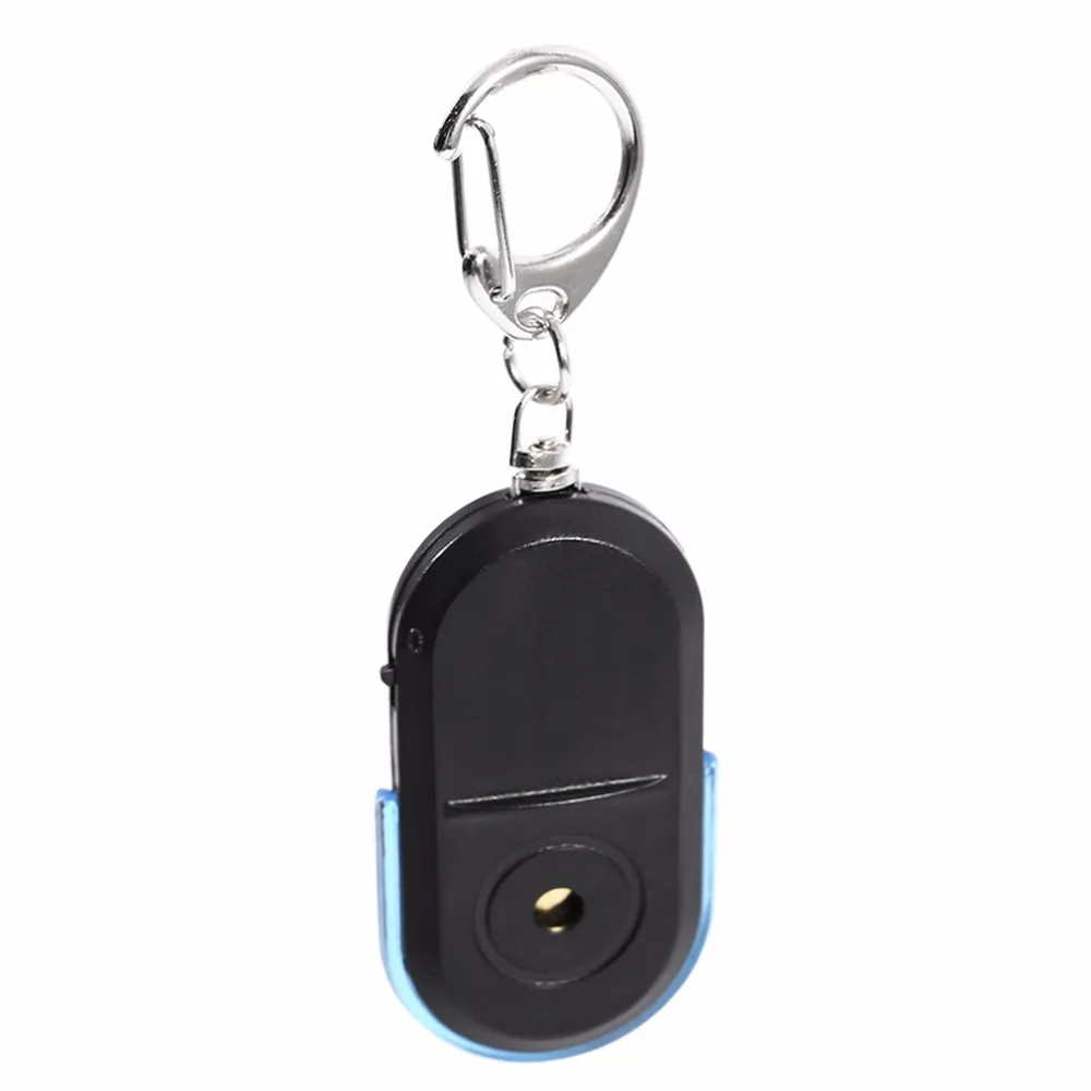 Anti-Lost Alarm Key Finder Locator Keychain Whistle Sound With LED Light Mini Anti Lost Key Finder Sensor
