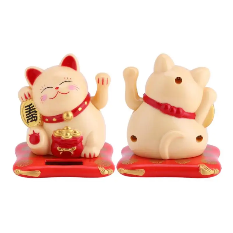 

1PC Chinese Lucky Waving Cat Beckoning Maneki Neko Gold Wealth Fortune Feng Shui Decoration Crafts Home Decoration Dropshipping