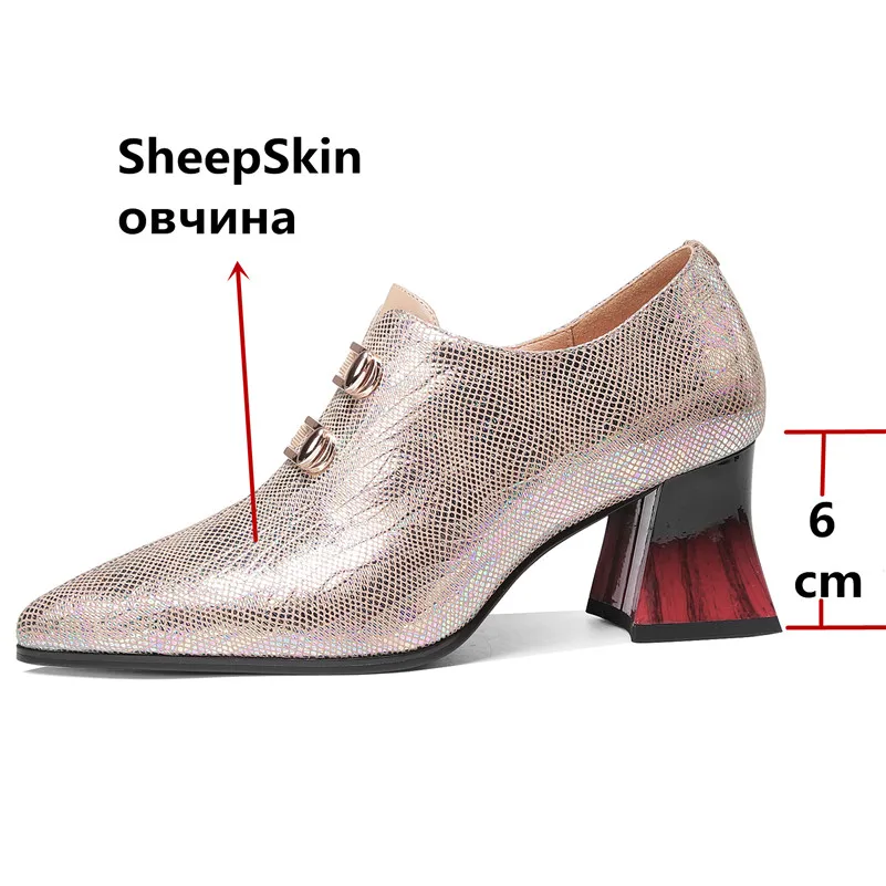 FEDONAS/2020 г. новые весенние элегантные офисные женские туфли с острым носком на