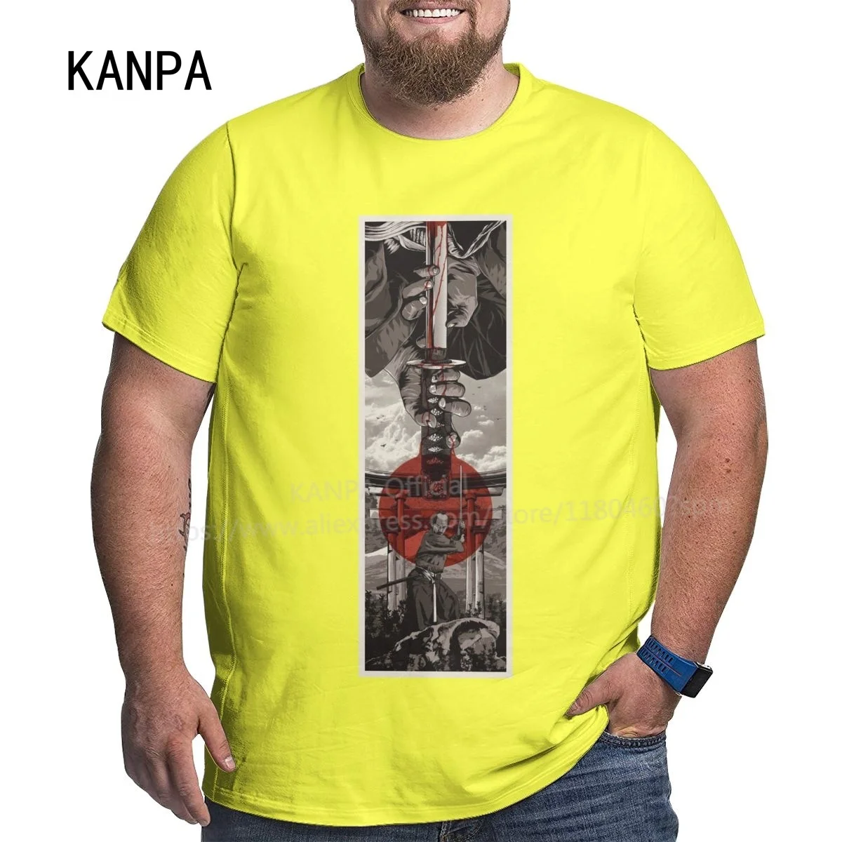 Kanpa Orange Dinosaur 100% хлопок футболки для больших мужчин с рисунком Мужская одежда топы