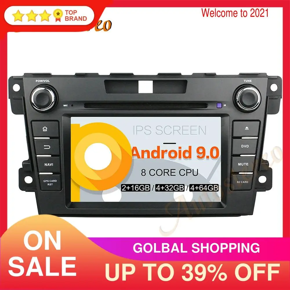 

Car DVD Player Android9 PX5/PX6 GPS Navigation For Mazda CX-7 2007-2016 Auto Radio Stereo Head Unit Multimedia Player ISP Screen