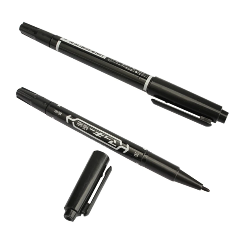 

2-End Mark Pen 6 Pcs Body Art Skin Marker Scribe Piercing Pen Tattoo Tool ZG88