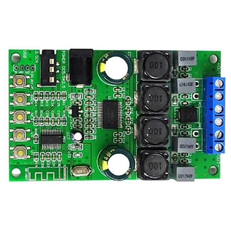 Беспроводной модуль Bluetooth 5 0 o приемник TPA3118D2 30 Вт + плата стереоусилителя для