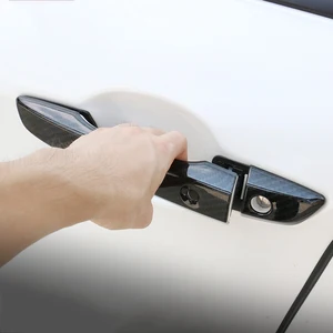 lsrtw2017 car exterior door handle cover chrome for honda civic 2016 2017 2018 2019 2020 2021 10th type r styling part auto free global shipping