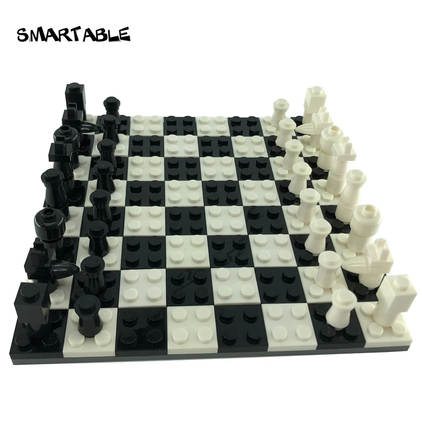 Набор шахматных блоков Smartable детали MOC набор игрушек для детей развивающие товары