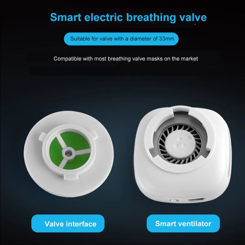 

Smart electric mask air valve mask accessories ventilator Air Purifying Face Mask Mask accessories Electric valve Filter