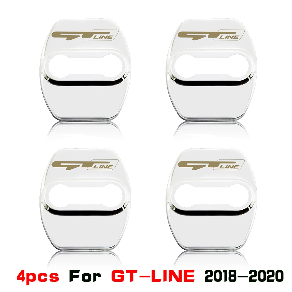 

4 шт., крышка замка двери автомобиля, защита для kia gt gtline k3 k5 seltos atlantica ceed Forte RIO STINGER 2018-2020, автомобильные аксессуары
