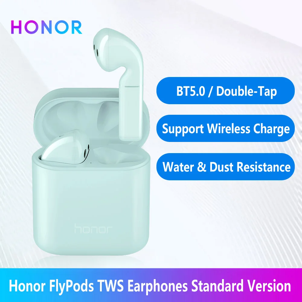 Huawei Honor FlyPods TWS беспроводные наушники Bluetooth 5,0 Наушники Hi-Fi водонепроницаемые беспроводные наушники с управлением