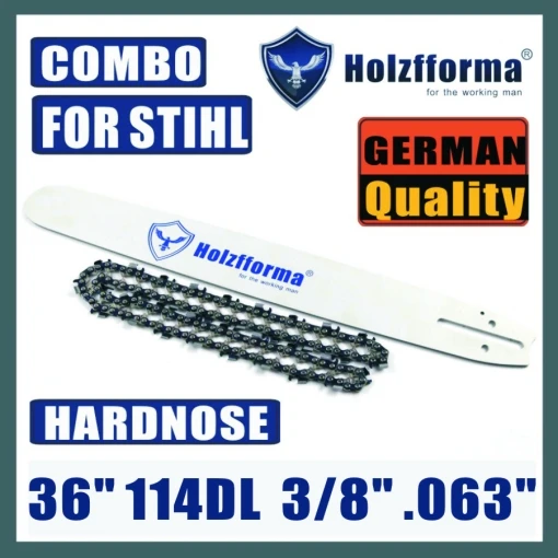 Farmertec сделано 36 дюймов 3/8. 063 114DL жесткий нос бар и полный долото цепи комбо для Stihl MS440 MS460 MS461 MS660 MS661 бензопила