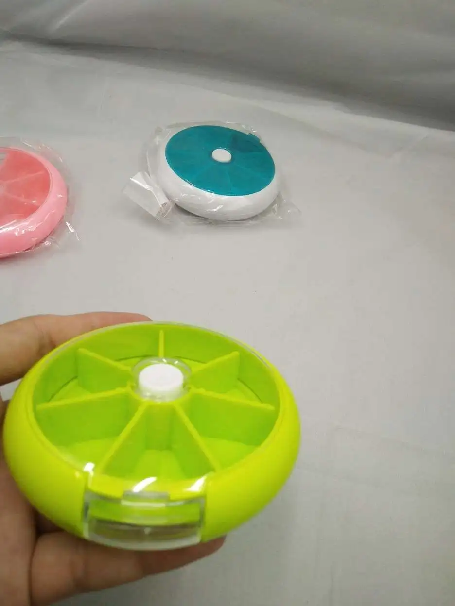 

medicine container grid Seven Days One Week Kit Portable Storage Box Finishing Plastic Mini In Small Boxes Travel Organizador