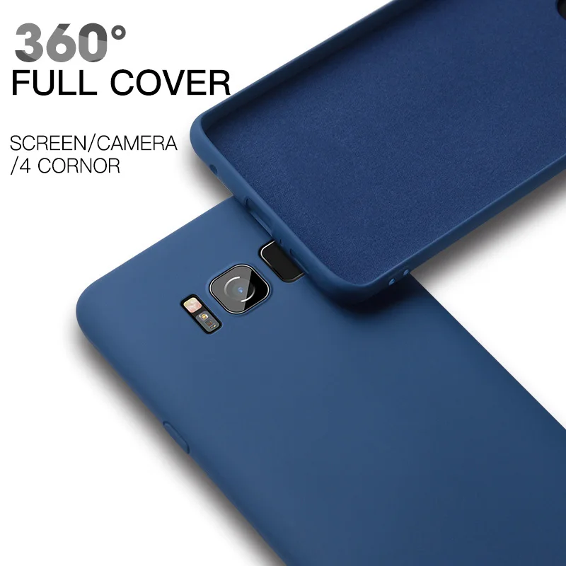 Оригинальный чехол из жидкого силикона для Samsung Galaxy A50 A70 A40 A20 A10 ТПУ S7 S8 S9 S10 Plus M10 20