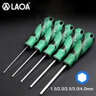 Отвертка LAOA Allen Driver Precision шестигранная, магнитная шестигранная отвертка 1,5 мм2,0 мм2,5 мм3 мм4 мм