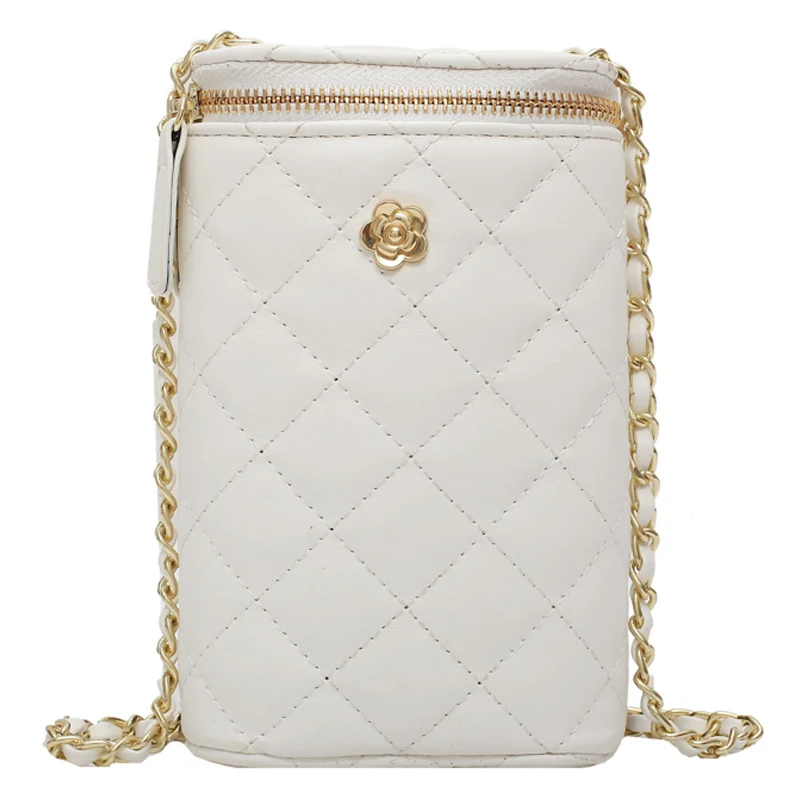 

Lattice Square Box Crossbody Bag 2021 Fashion New High-quality PU Leather Women's Designer Handbag Chain Shoulder Messenger Bag