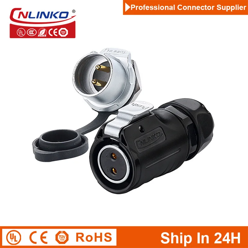 

Cnlinko LP M20 Plastic Avaition Waterproof Power Connector 2 3 4 5 7 12Pin Female Plug & Male Socket for Industrial Medical LED
