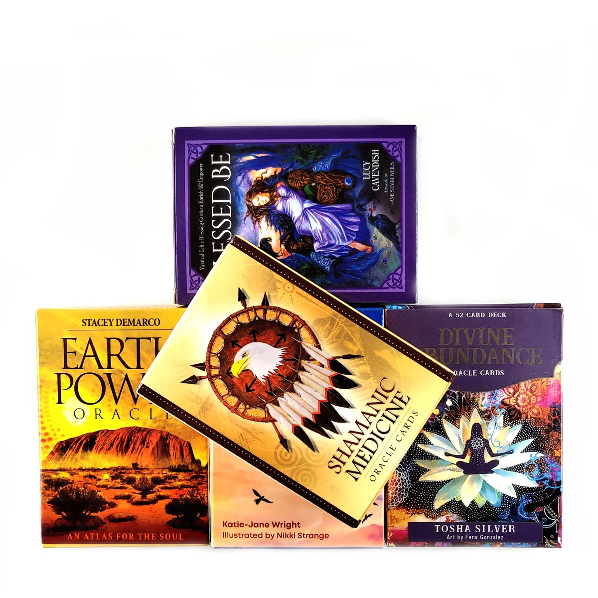 

Hot Sell Shamanic Medicine Oracle Cards High Quality Tarot Deck With Guidebook Board Game For Fate Divination Entertainment Game