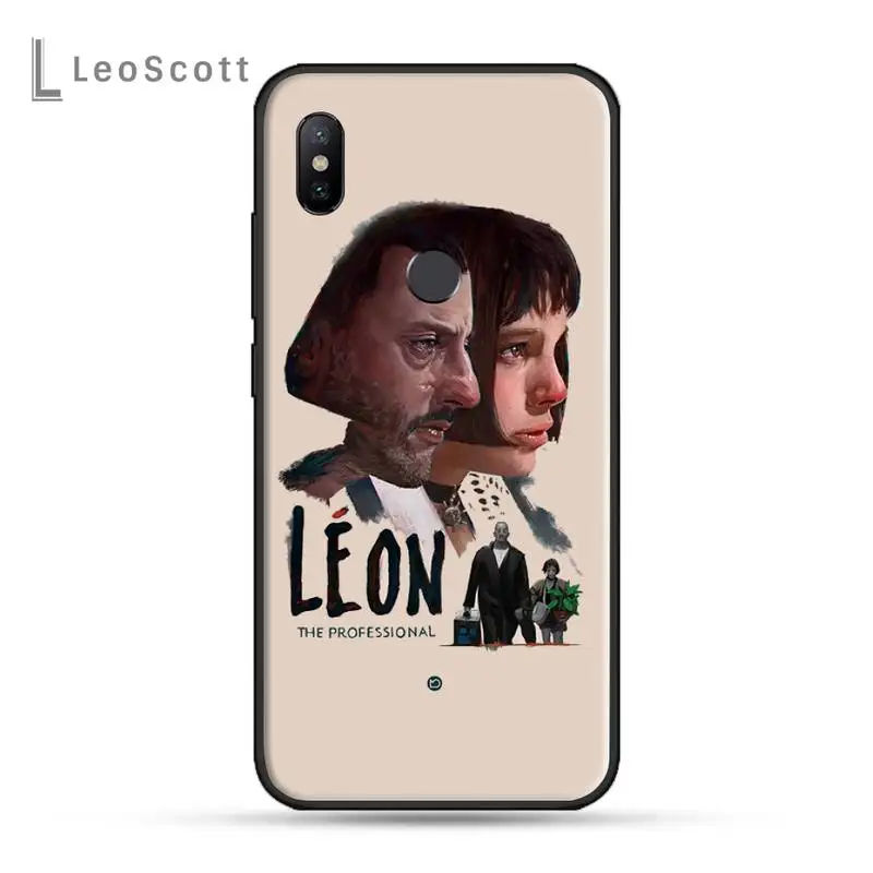 

Leon Matilda Natalie Portman Movie Phone Case For Xiaomi Redmi note 4 4X 8T 9 9s 10 K20 K30 cc9 9t pro lite max