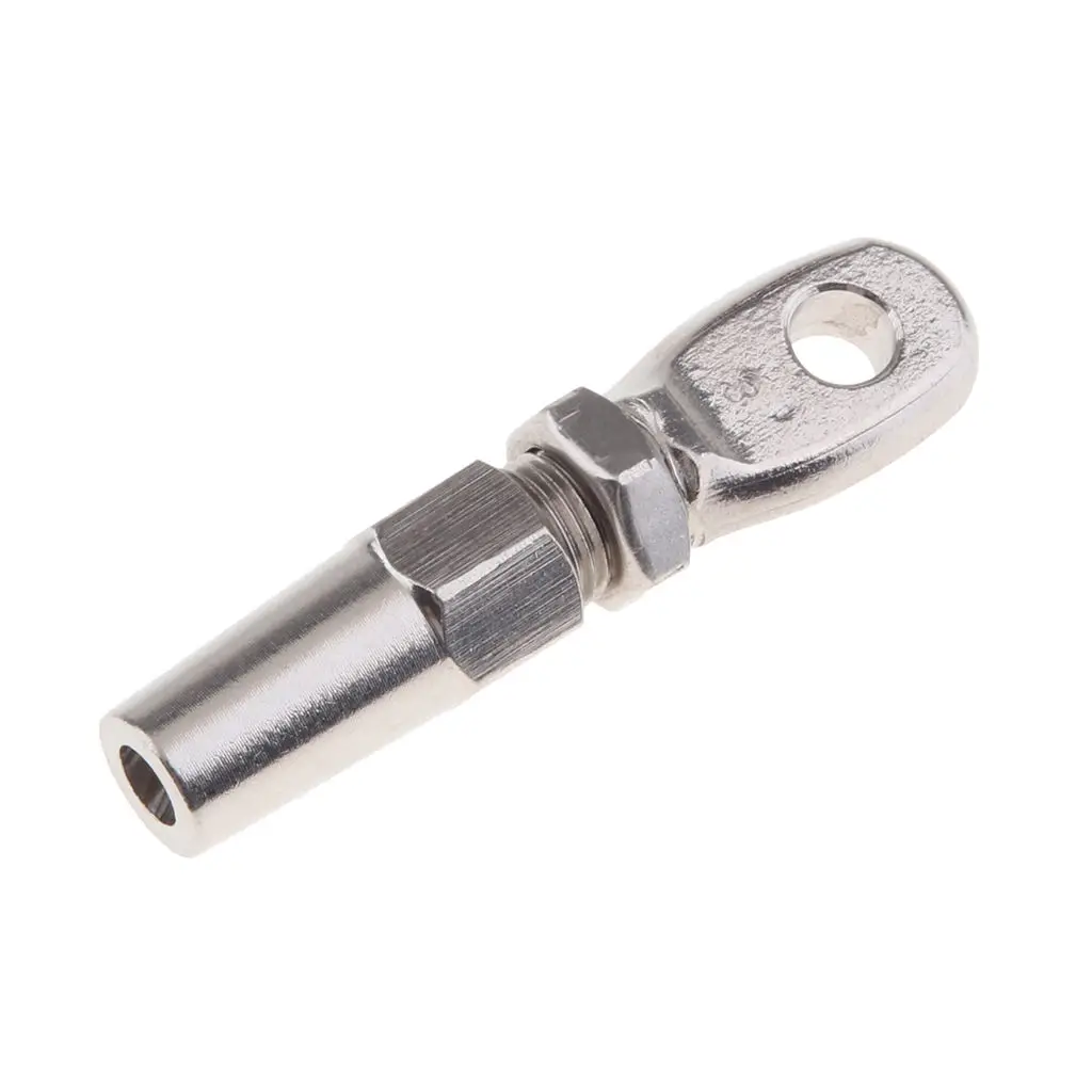 2.5MM Stainless Steel Wire Rope Swageless Eye Terminal End Compression