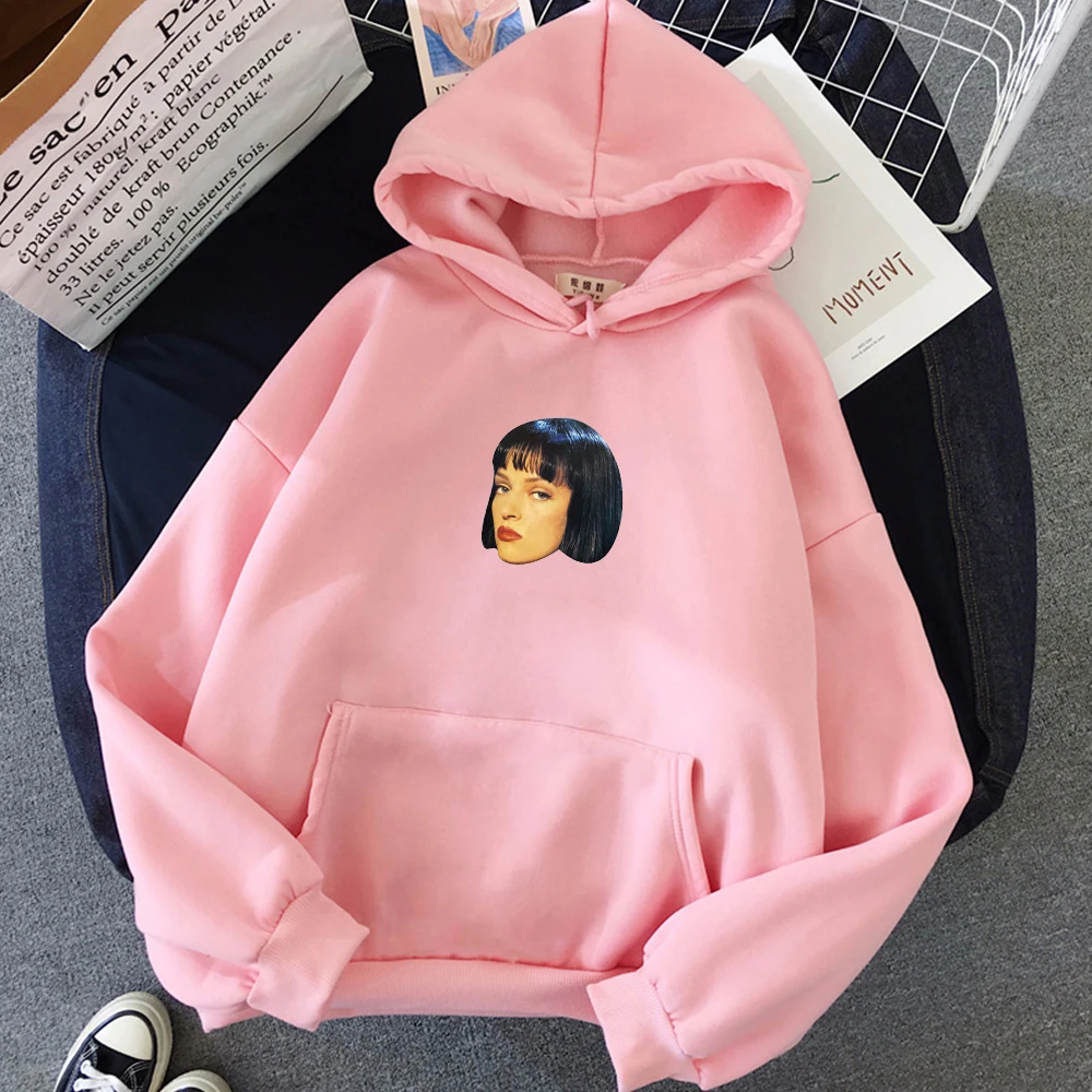 

Winter Harajuku Sweatshirt Art Streetwear Oversized Hoodie Women Punk Hoody Vintage Modern Graphics Print2021