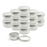 50pcs 50g metal aluminum cans lipstick boxes empty cream candle cans cosmetic containers