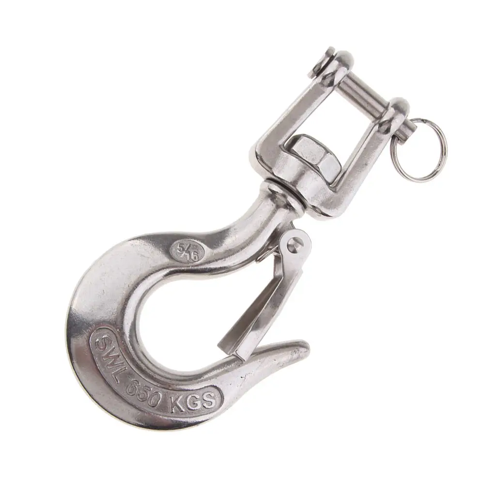 304 Stainless Steel Swivel Eye Clevis Lifting Chain Snap Hook 5/16 Inch |