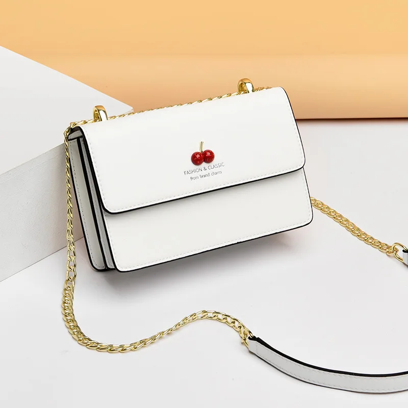 

Leather women's bag 2020 new chain bag Fashion Shoulder Bag Korean style messenger bag texture women's small square bag trend