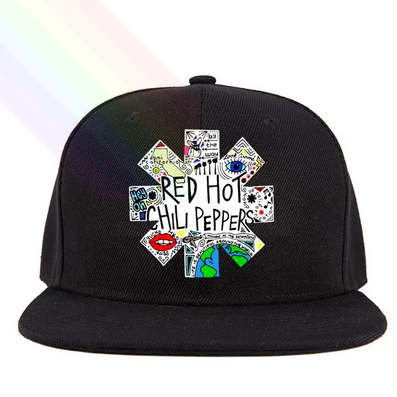 Винтажная бейсбольная шляпа с плоскими полями изображением Красного перца Чили