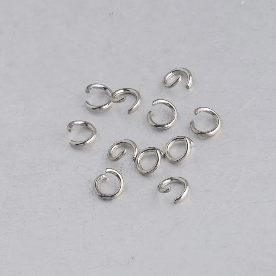 1x6mm Steel Fnixtar 1*6 мм черная Радужная сталь с золотым напылением из нержавеющей стали, открытые кольца для прыжков, кольца для поделок, изготовление ювелирных изделий, 100 шт./партия - Цвет: 1x6mm Steel
