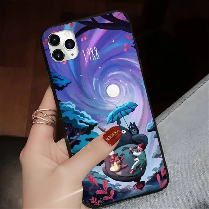 

Studio Ghibli Spirited Away Totoro Phone Case for iPhone 11 12 pro XS MAX 8 7 6 6S Plus X 5S SE 2020 XR