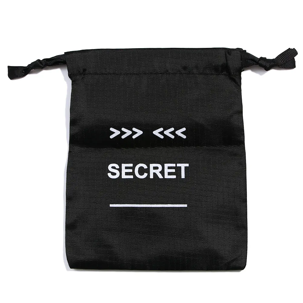 Милая нейлоновая сумка для гигиенических прокладок Портативная Черная сумочка