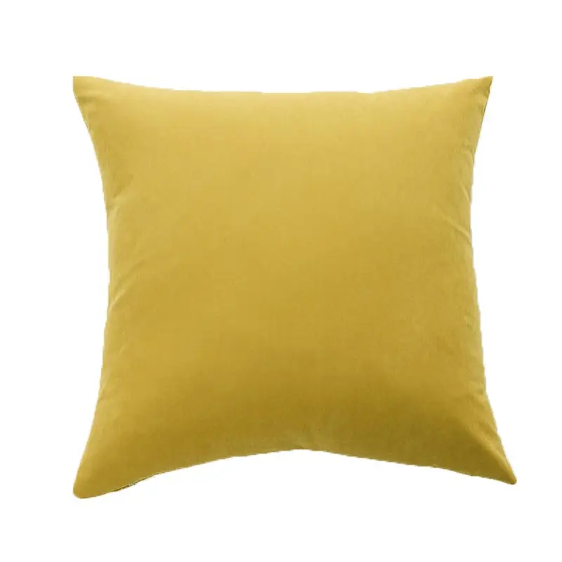 cushion cover2 Однотонная желтая оранжевая Подушка, наволочки 40*40 45*45 50*50 55*55 60*60 см, без внутренней подушки, Наволочки almofada для дивана X100 - Цвет: cushion cover2