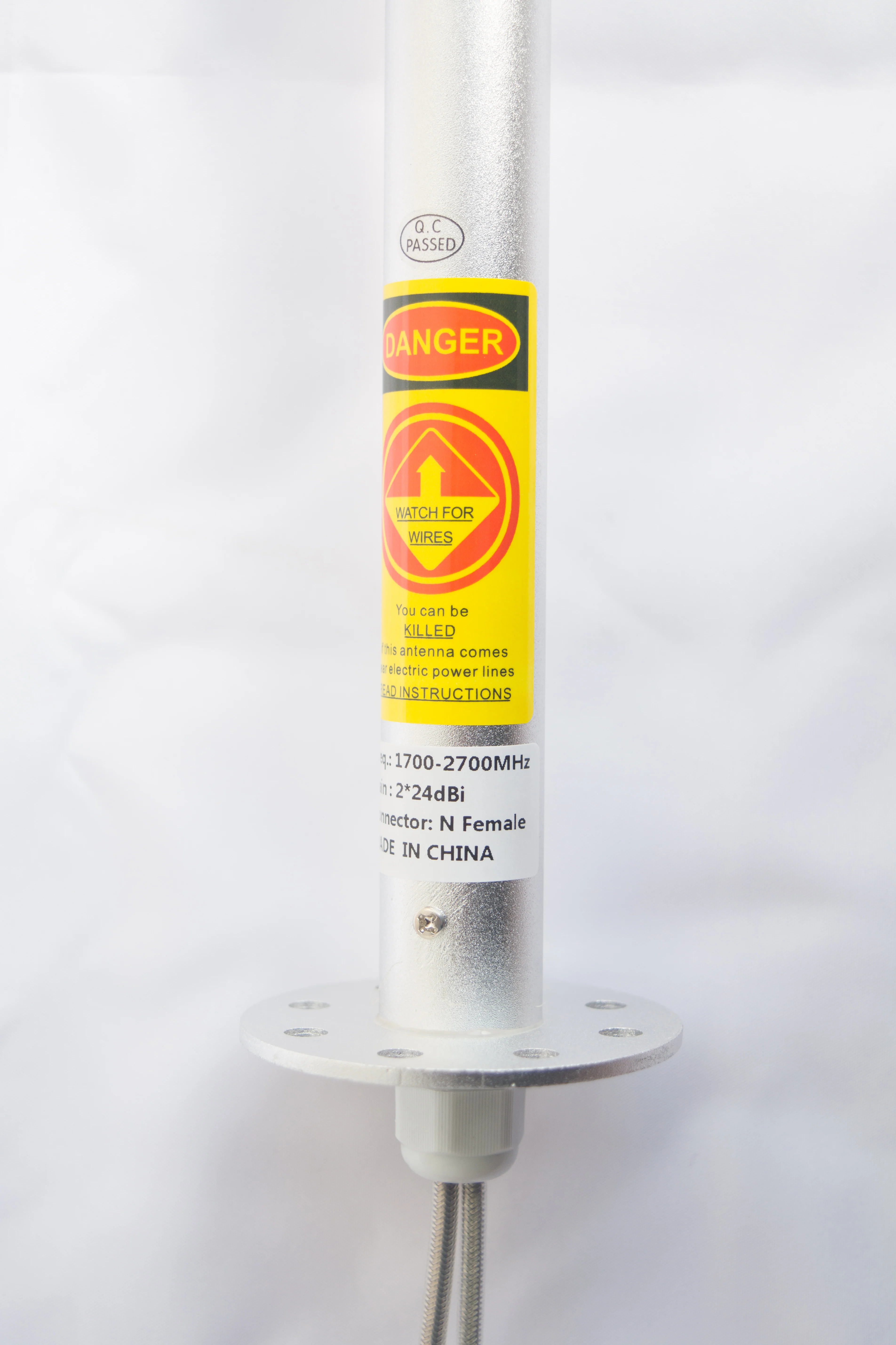 

Mimo 5G LTE Parabolic Grid antenna 3300-3800MHz Outdoor Antenna 2X24dBi ultra Long range wifi antenna